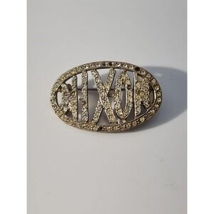 Vintage rhinestone‎ NIXON presidential campaign brooch pin